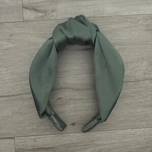 Green Satin Headband